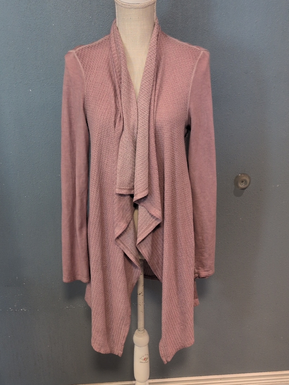 Knox Rose Henley Waterfall Open Front Whimsigoth Cardigan Feminine Fall